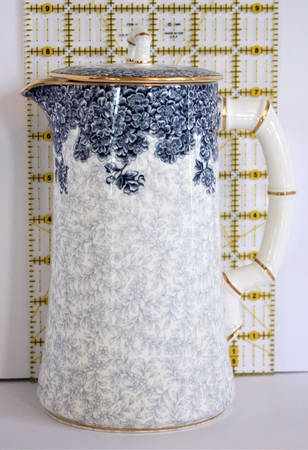 W2297 (Blue) Chocolate Pot & Lid
