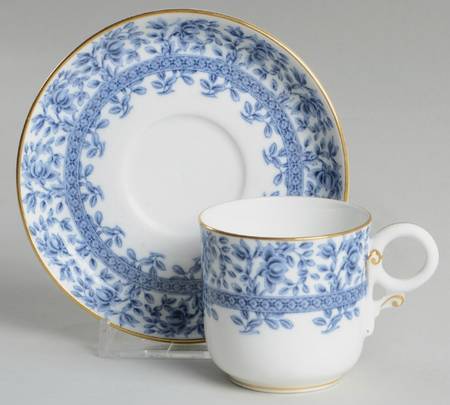 W3842 Flat Demitasse Cup & Saucer Set