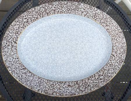 W413 15" Oval Serving Platter