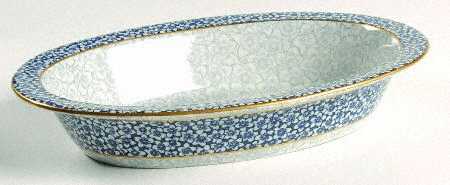 W415 (Smooth) 10" Oval Vegetable Bowl