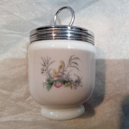 Watteau Egg Coddler & Lid