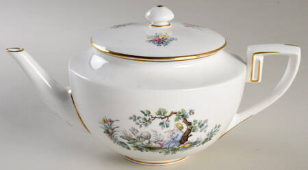 Watteau Teapot & Lid