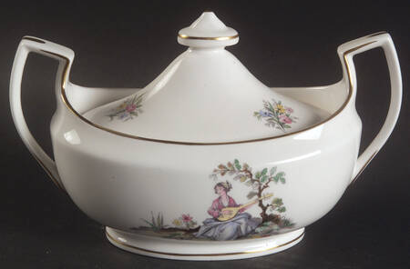 Watteau Sugar Bowl & Lid