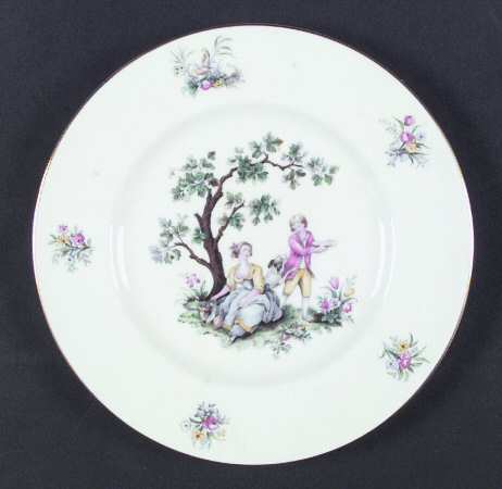 Watteau Luncheon Plate