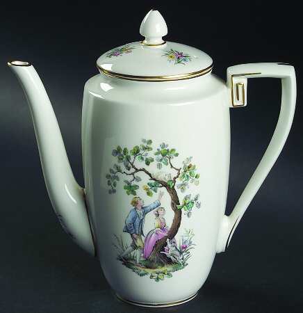 Watteau Mini Coffee Pot & Lid