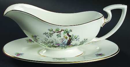 Watteau Gravy Boat & Underplate