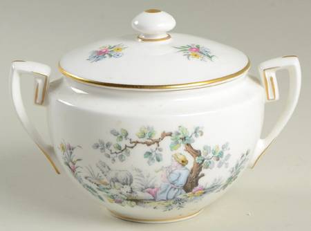 Watteau Sugar Bowl & Lid