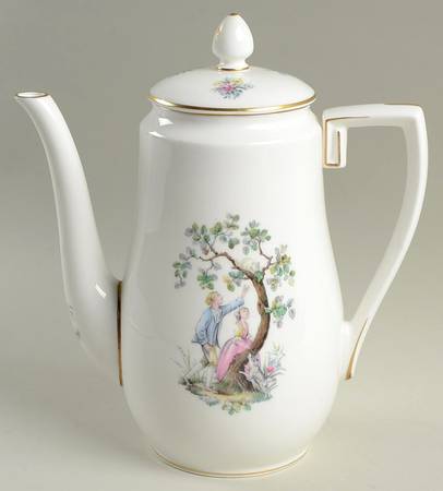Watteau Coffee Pot & Lid