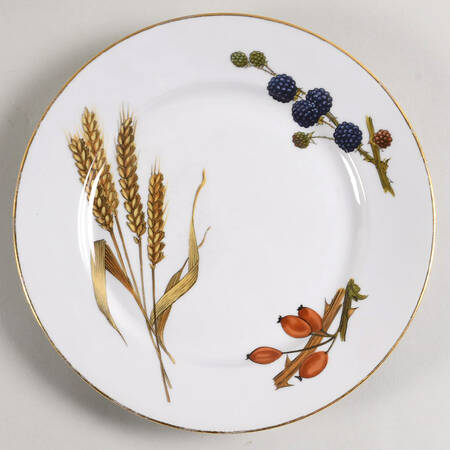 Wild Harvest (Gold Trim) Luncheon Plate