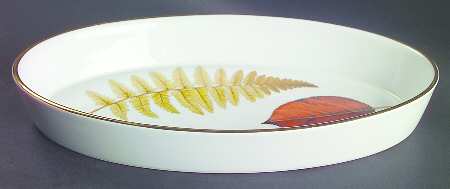 Wild Harvest (Gold Trim) 12'' Oval Baker