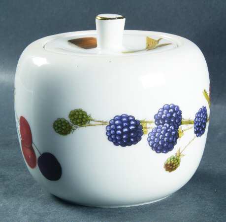 Wild Harvest (Gold Trim) Sugar Bowl & Lid