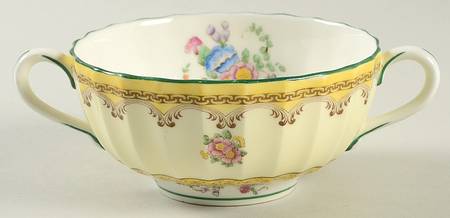 Willoughby Flat Cream Soup Bowl
