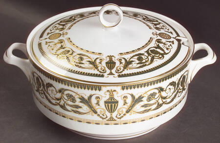 Windsor (Newer, Gold Trim) Tureen &  Lid