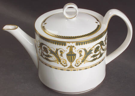 Windsor (Newer, Gold Trim) Teapot & Lid