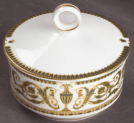 Windsor (Newer, Gold Trim) Sugar Bowl & Lid