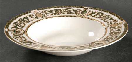 Windsor (Newer, Gold Trim) Rim Soup Bowl