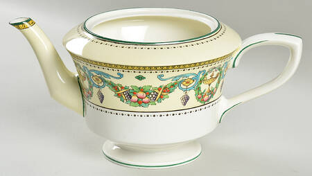 Windsor (Older, Green Trim) Lid for Teapot
