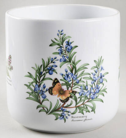 Worcester Herbs (Green Trim) Large Canister No Lid