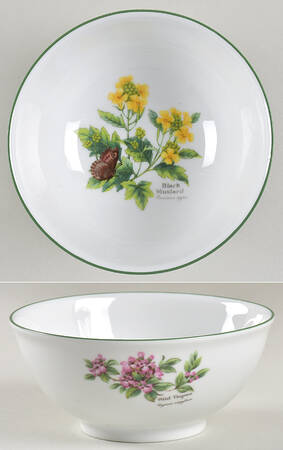 Worcester Herbs (Green Trim) Rice Bowl