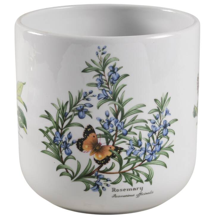 Worcester Herbs (Green Trim) Medium Canister No Lid