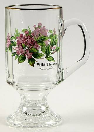 Worcester Herbs (Green Trim) Glassware Irish Coffee