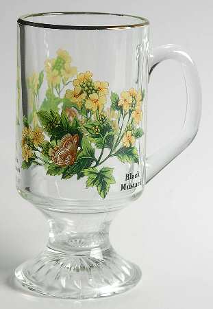 Worcester Herbs (Green Trim) Glassware Irish Coffee