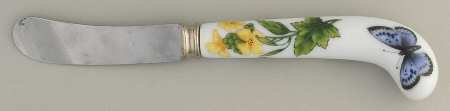 Worcester Herbs (Green Trim) Canape Spreader