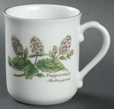 Worcester Herbs (Green Trim) Mug