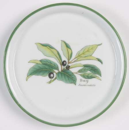Worcester Herbs (Green Trim) Wine Bottle Coaster