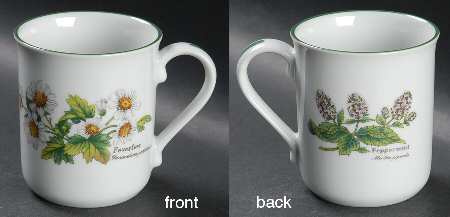 Worcester Herbs (Green Trim) Mug