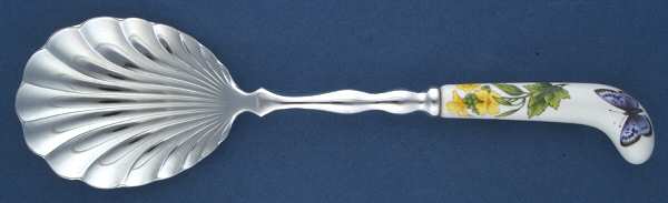 Worcester Herbs (Green Trim) Berry/Casserole Shell Spoon