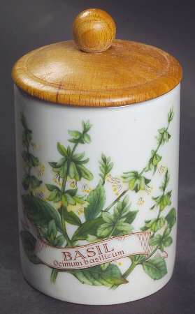 Worcester Herbs (Green Trim) Spice Jar Set Individual Jar & Lid