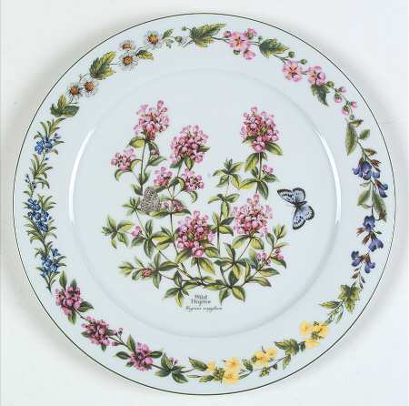 Worcester Herbs (Green Trim) Service Plate (Charger)