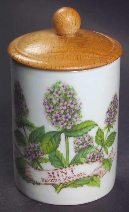 Worcester Herbs (Green Trim) Spice Jar Set Individual Jar & Lid