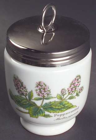 Worcester Herbs (Green Trim) King Size Egg Coddler & Lid