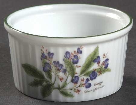 Worcester Herbs (Green Trim) Ramekin