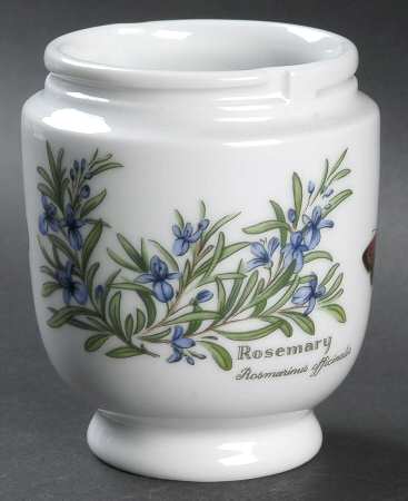 Worcester Herbs (Green Trim) King Size Egg Coddler No Lid