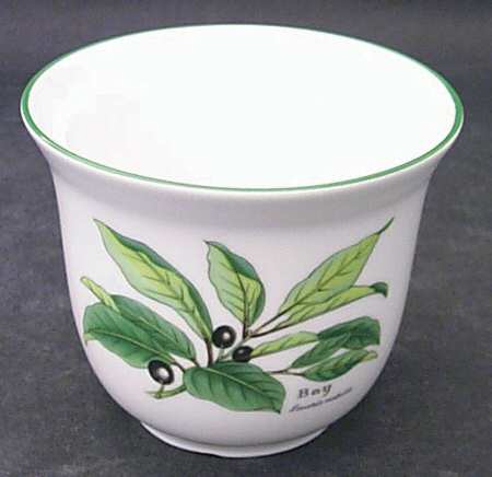 Worcester Herbs (Green Trim) Small Cachepot