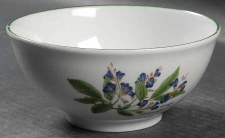 Worcester Herbs (Green Trim) Rice Bowl