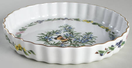 Worcester Herbs (Gold Trim) 9" Quiche