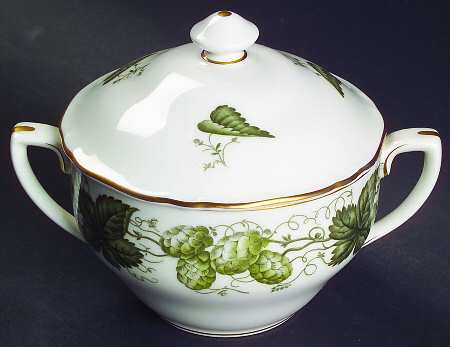 The Worcester Hop Sugar Bowl & Lid