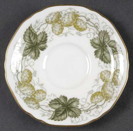 The Worcester Hop Saucer for Demitasse Cup