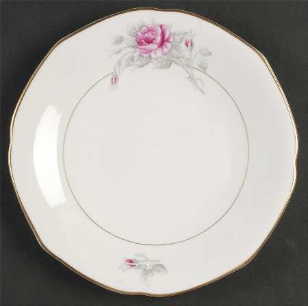 Worcester Rose (Dark Pink Rose) Cake Plate
