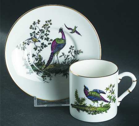 Z2622 Flat Demitasse Cup & Saucer Set