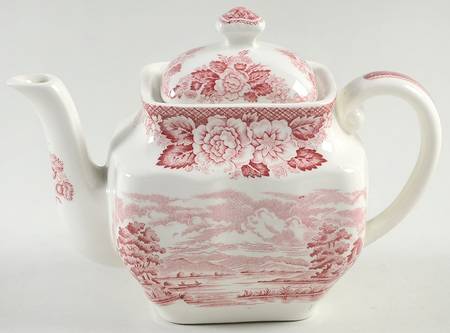 Lochs of Scotland Red Individual Teapot & Lid