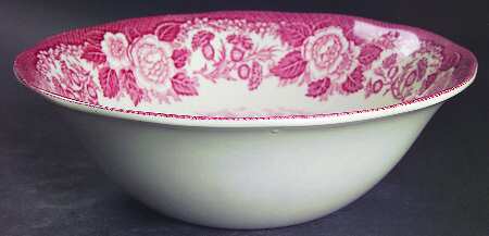 Lochs of Scotland Red 8" Round Vegetable Bowl