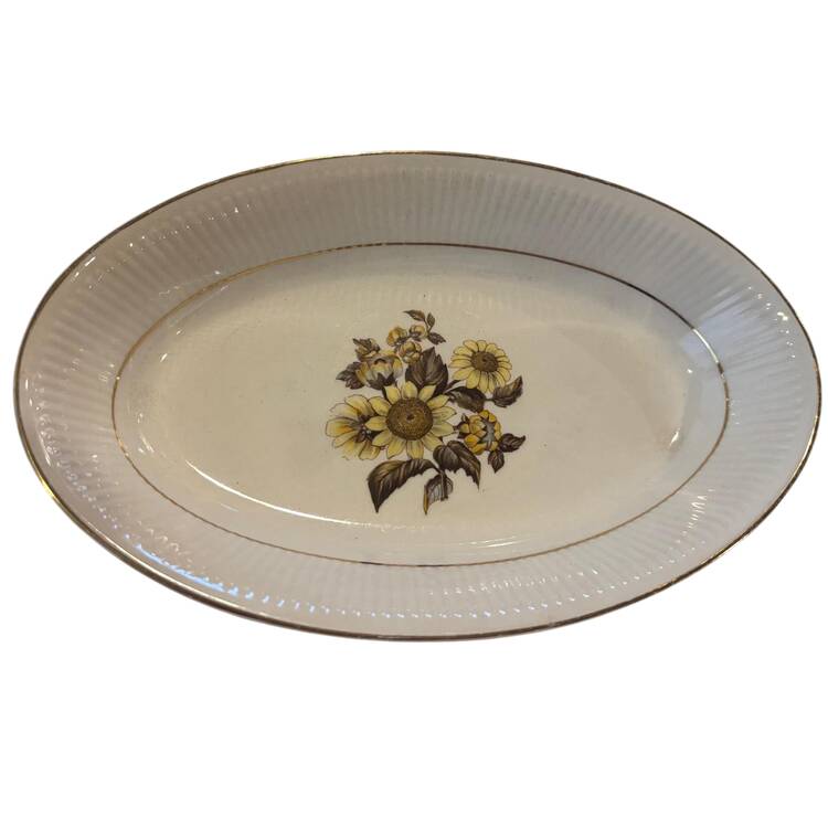 Sunflower Underplate for Gravy Boat
