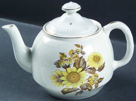 Sunflower Teapot & Lid