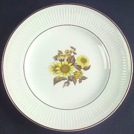 Sunflower Dessert/Pie Plate