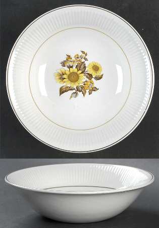 Sunflower Coupe Cereal Bowl
